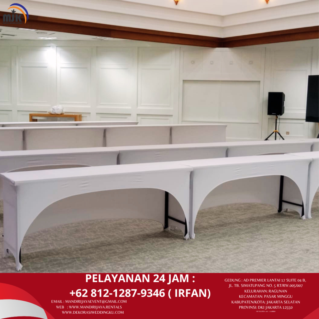 Sewa Meja IBm Ukuran 45x180cm Depok