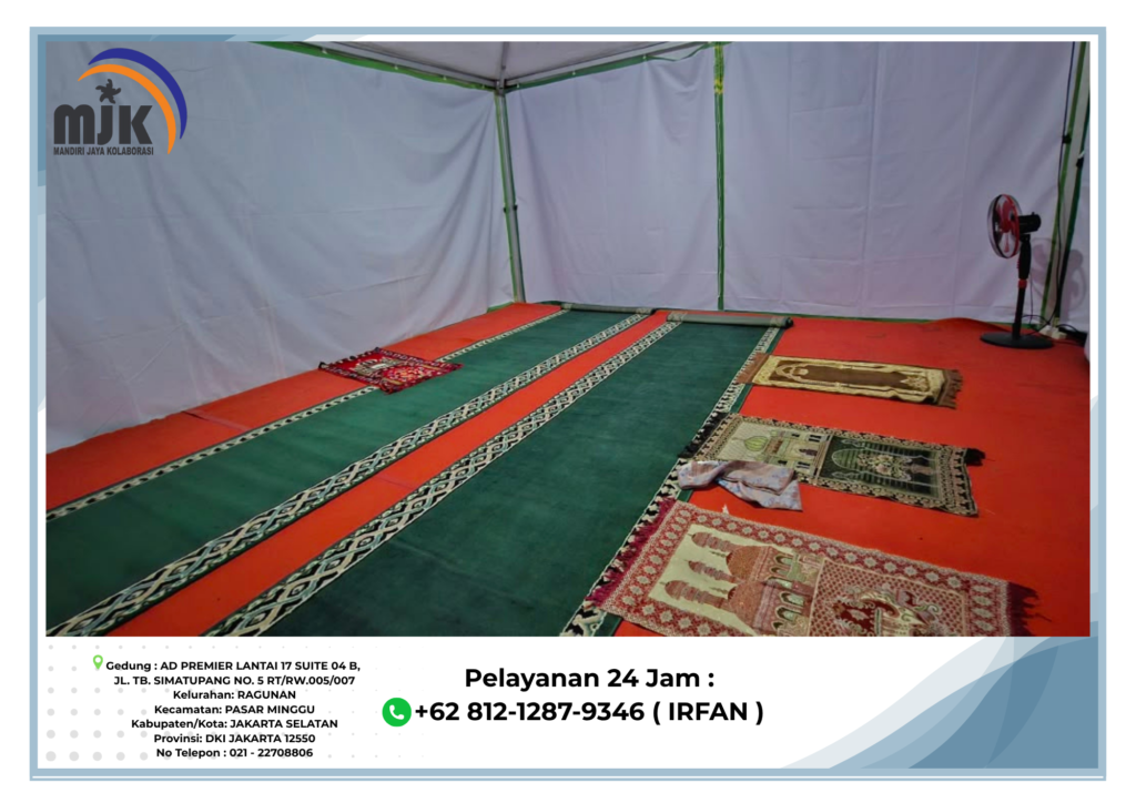 Sewa Musholla Portable Lengkap Putih Area Jakarta