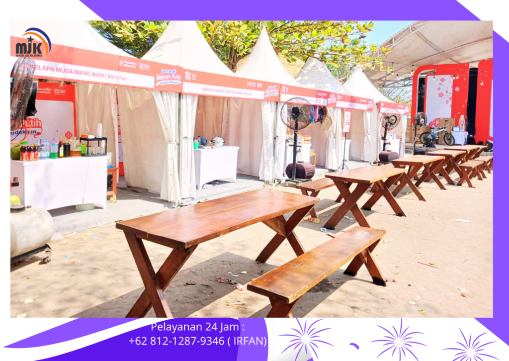 Sewa Tenda Sarnafil,Parasol, Meja Taman,Meja IBM, Banten