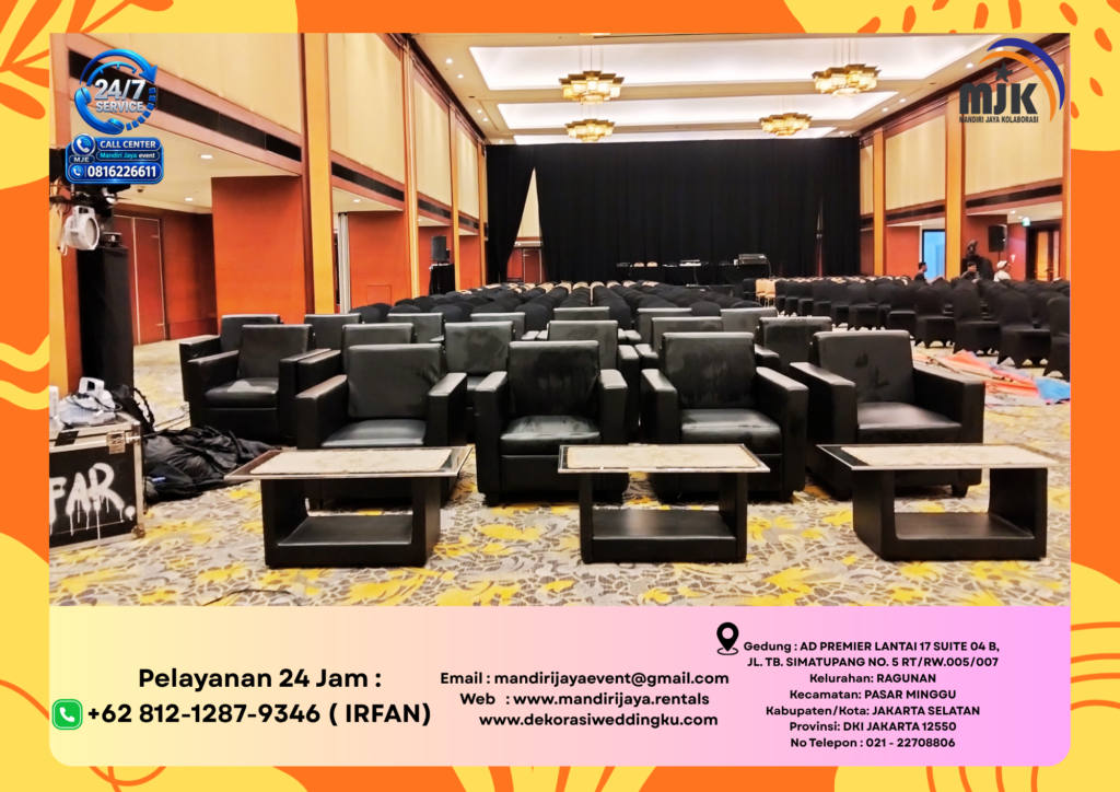 Jasa sewa Sofa Hitam Single Jakarta 081212879346 IRFAN
