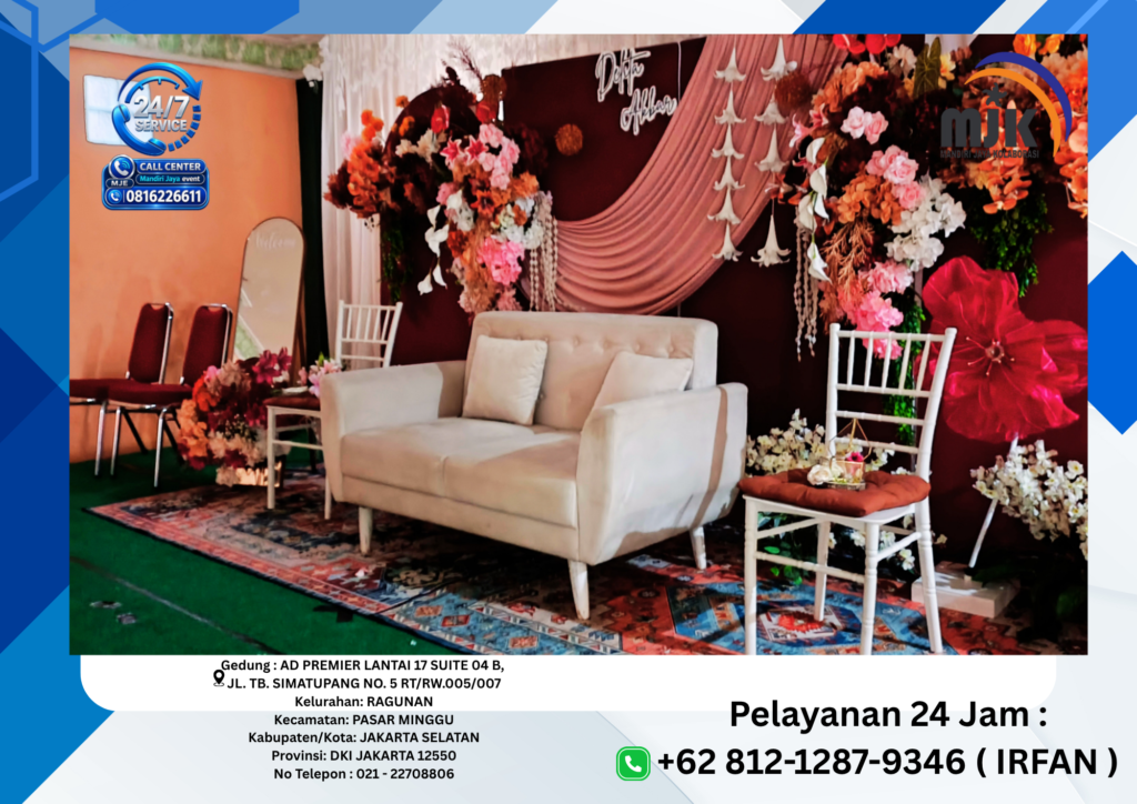 Rental Sofa Double Putih Jakarta 081212879346 IRFAN