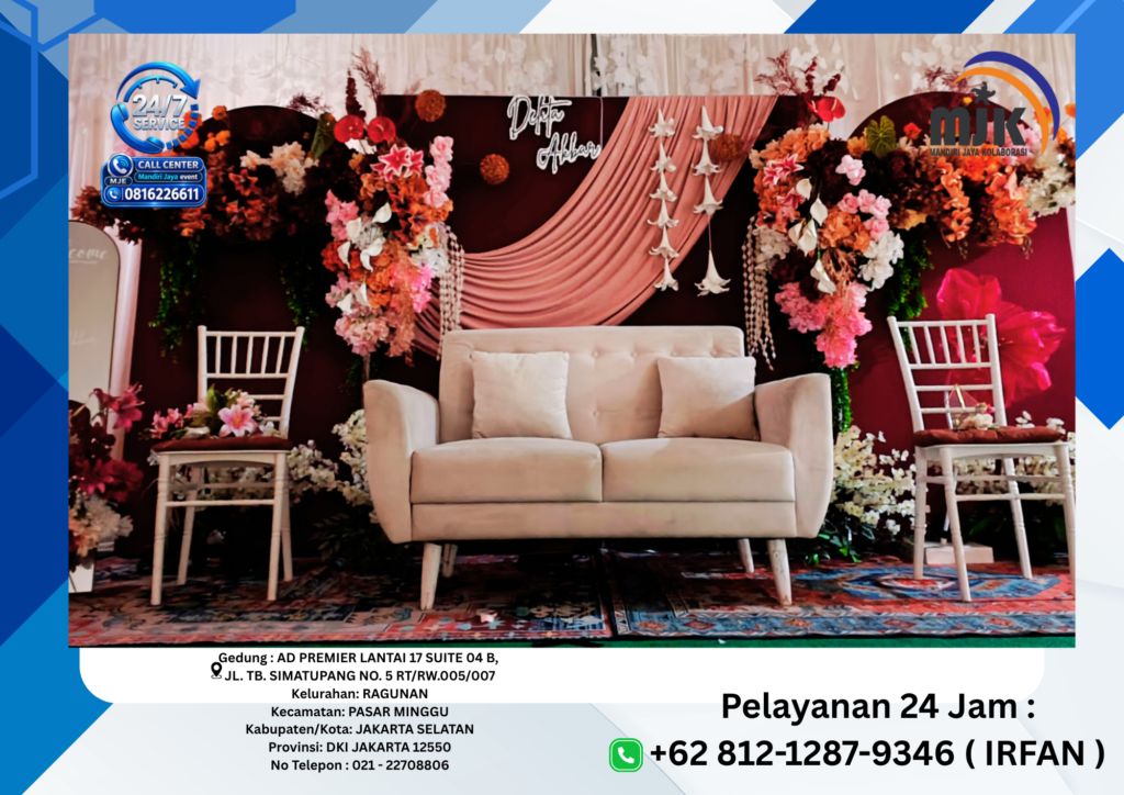 Rental Sofa Double Putih Jakarta 081212879346 IRFAN
