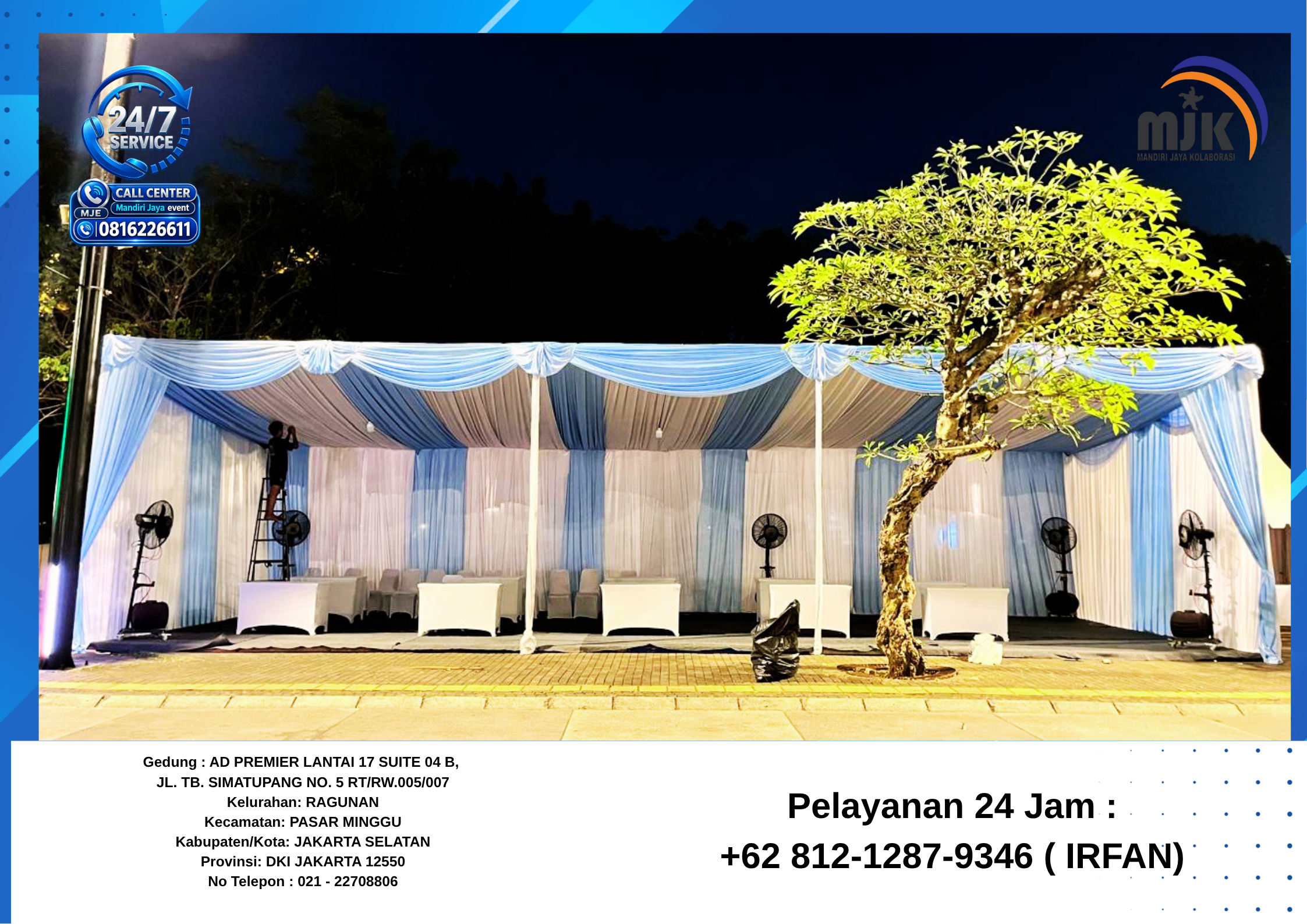 Rental Tenda Serut plaza Timur GBK +62 812-1287-9346 (IRFAN)