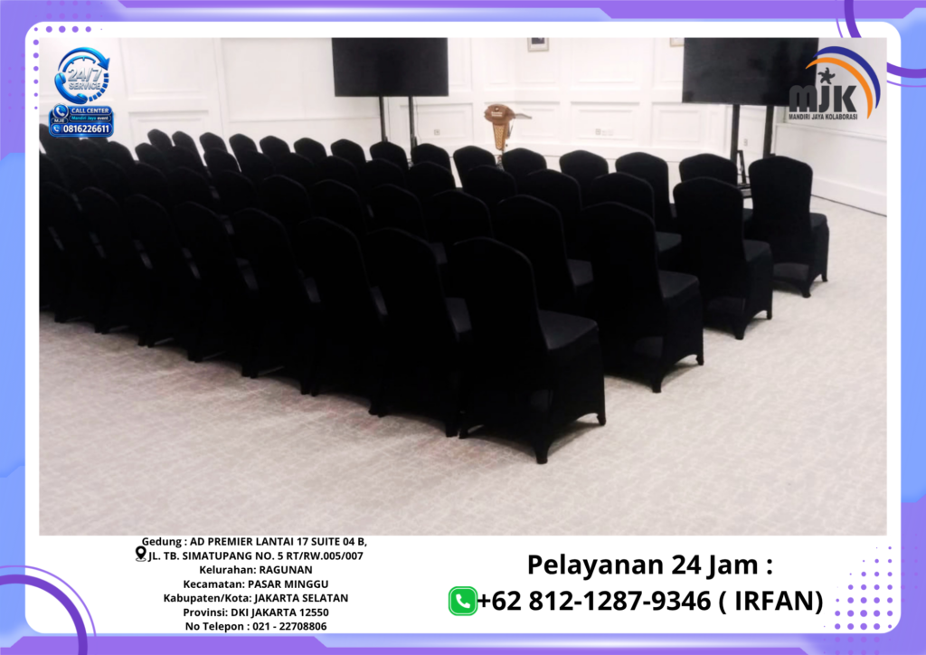 Sewa Kursi Susun Sarung Hitam Ketat Jakarta 081212879346 IRFAN