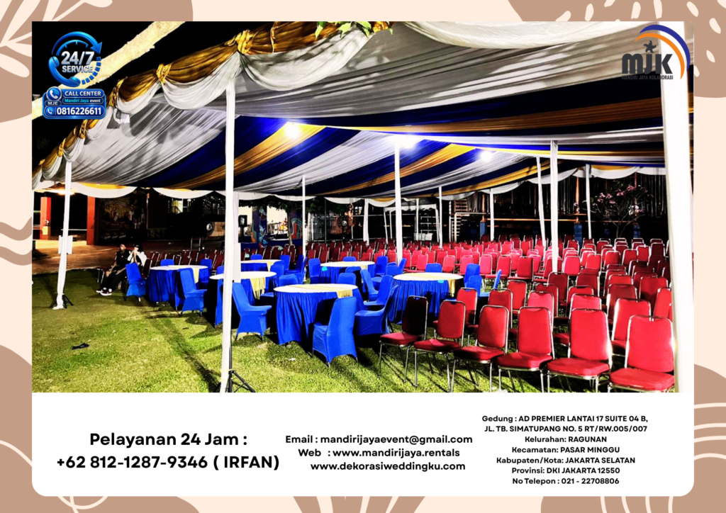 Sewa Tenda Serut Dekorasi Kain Jakarta O81212879346 IRFAN