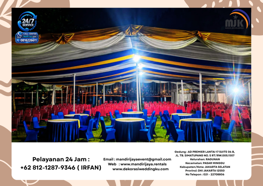 Sewa Tenda Serut Dekorasi Kain Jakarta O81212879346 IRFAN