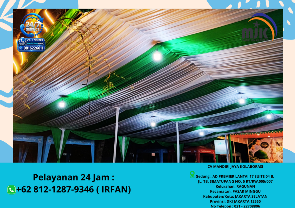 Rental Tenda Serut, Rowing Pembatas Tangerang 081212879346 IRFAN