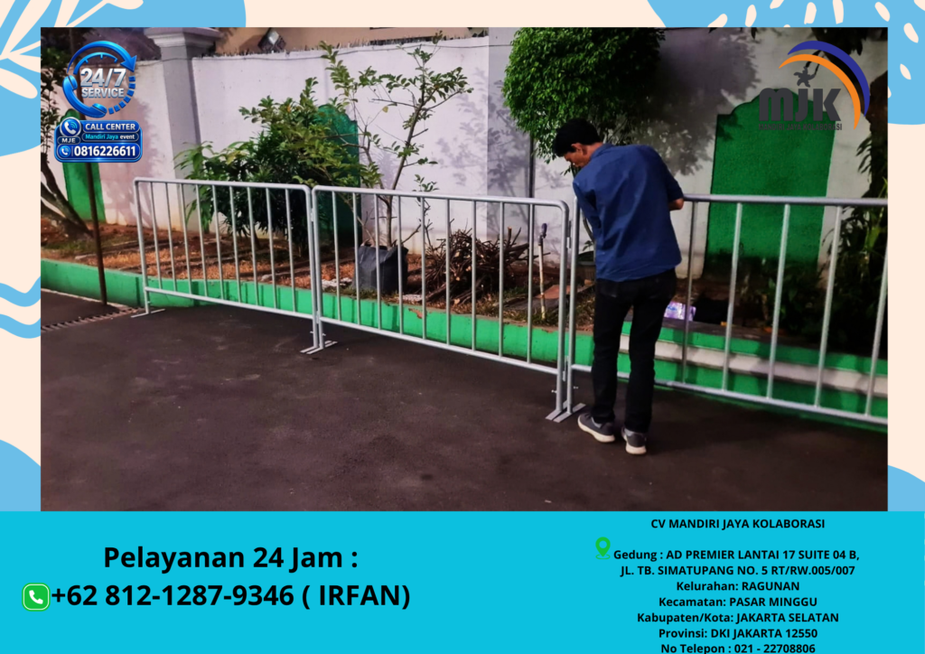 Rental Tenda Serut, Rowing Pembatas Tangerang 081212879346 IRFAN