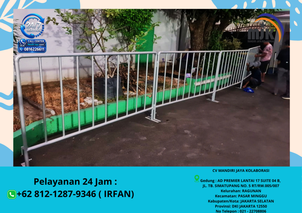 Rental Tenda Serut, Rowing Pembatas Tangerang 081212879346 IRFAN