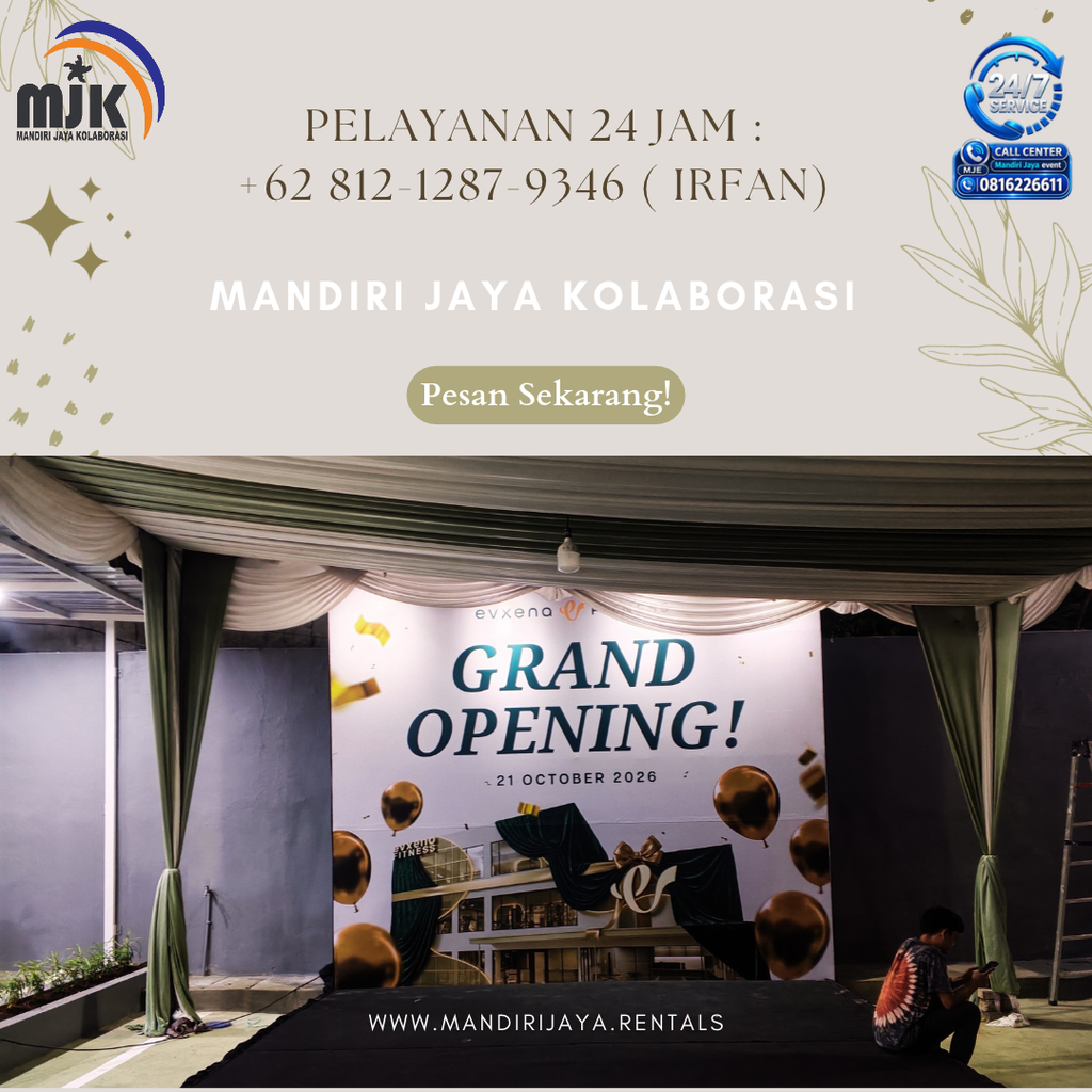 Sewa Backdrop Felxy Cina Depok 081212879346