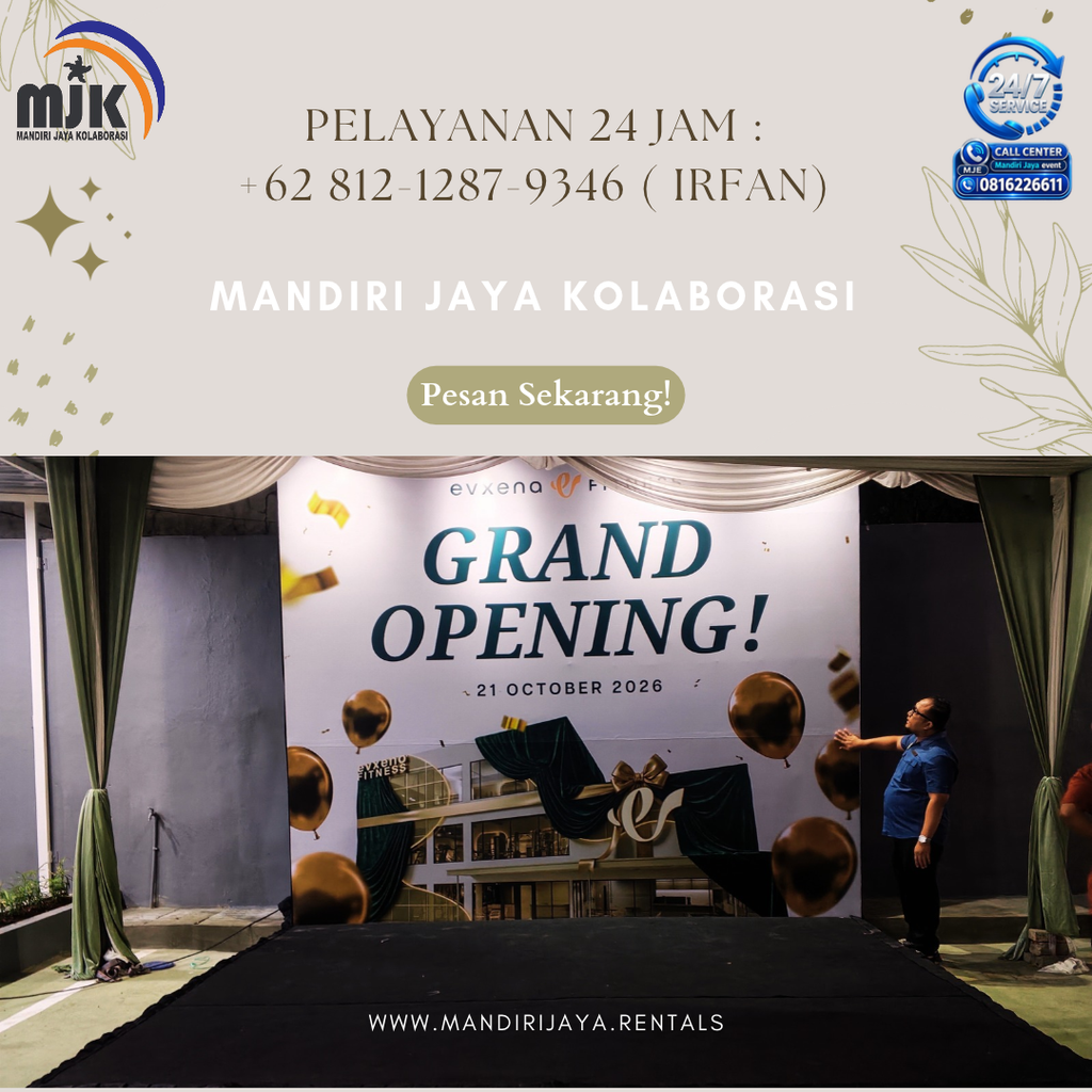 Sewa Backdrop Felxy Cina Depok 081212879346