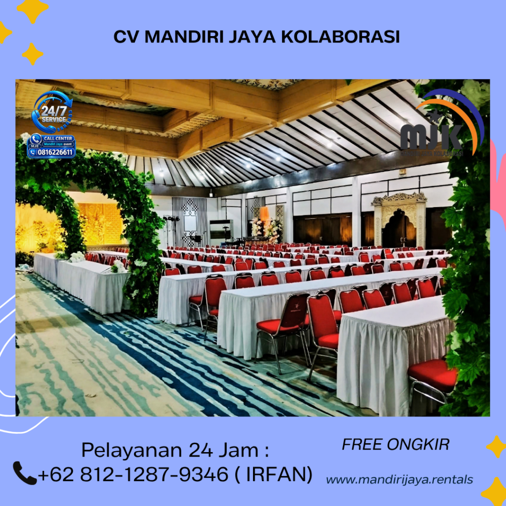 Sewa Meja Kotak,Kursi Event Plus Cover Bogor 081212879346 IRFAN