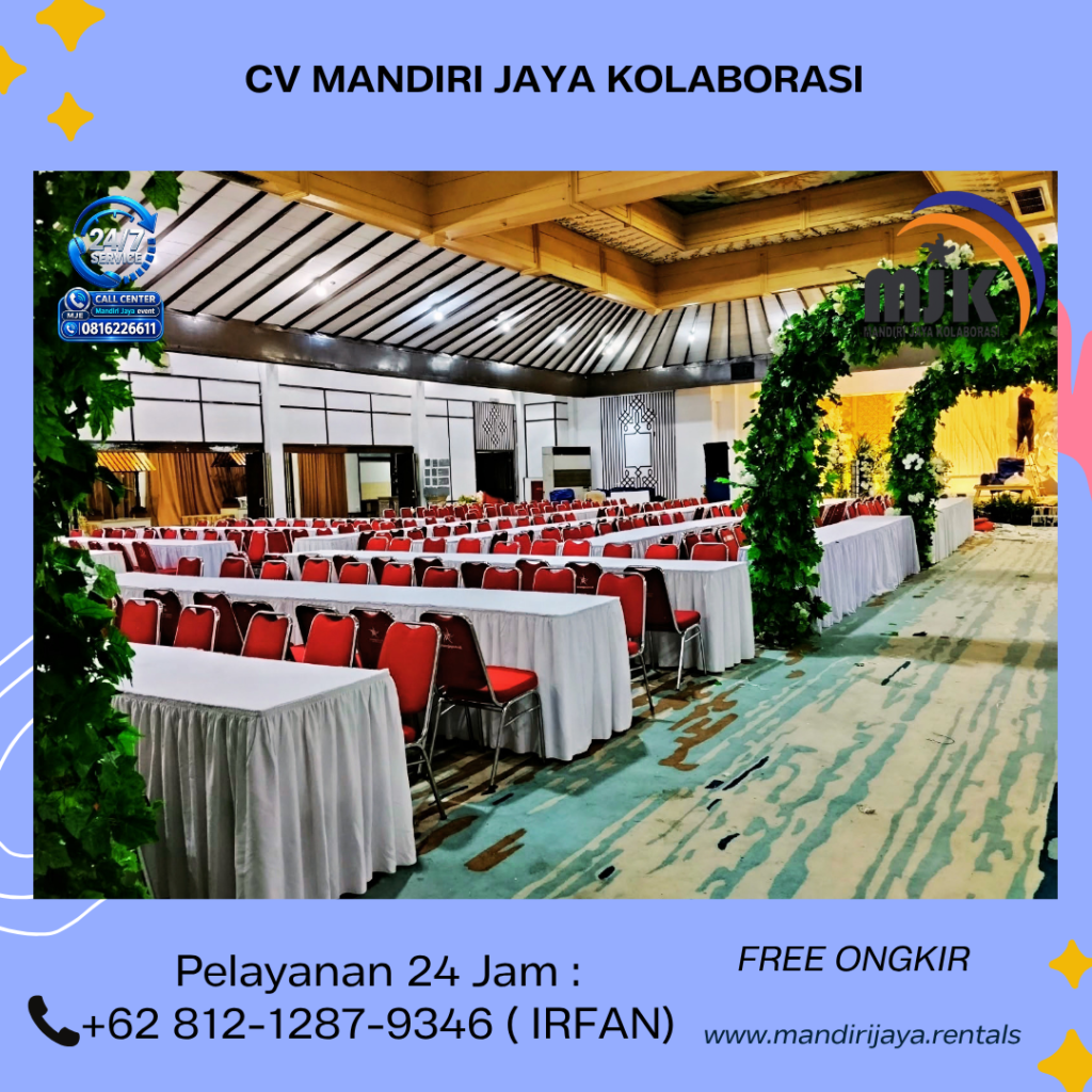 Sewa Meja Kotak,Kursi Event Plus Cover Bogor 081212879346 IRFAN