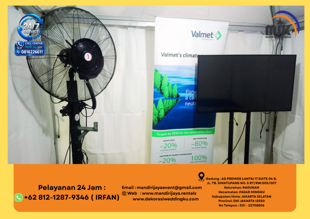 Sewa Misty Fan Kipas Uap Air Jakpus 081212879346 IRFAN