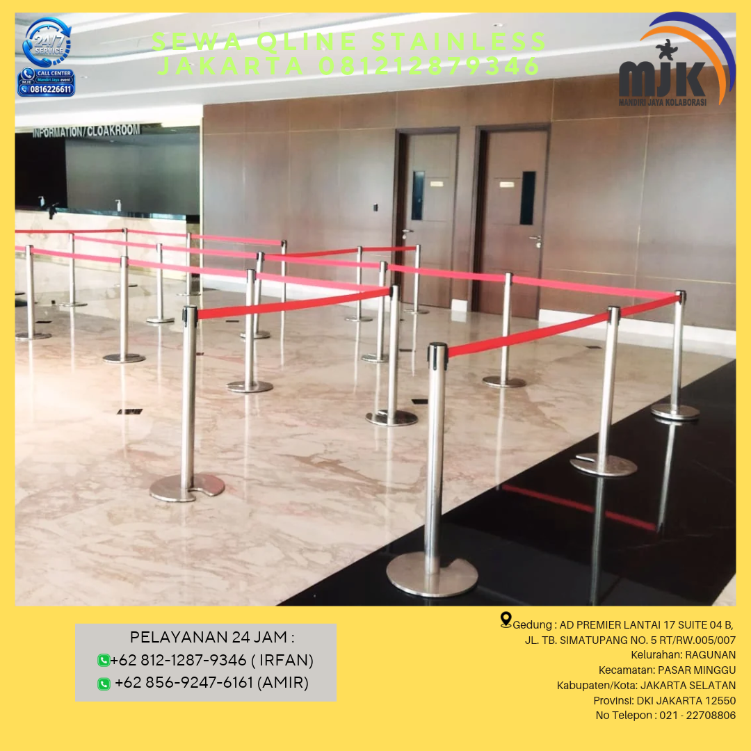 Sewa Qline Stainless Jakarta 081212879346