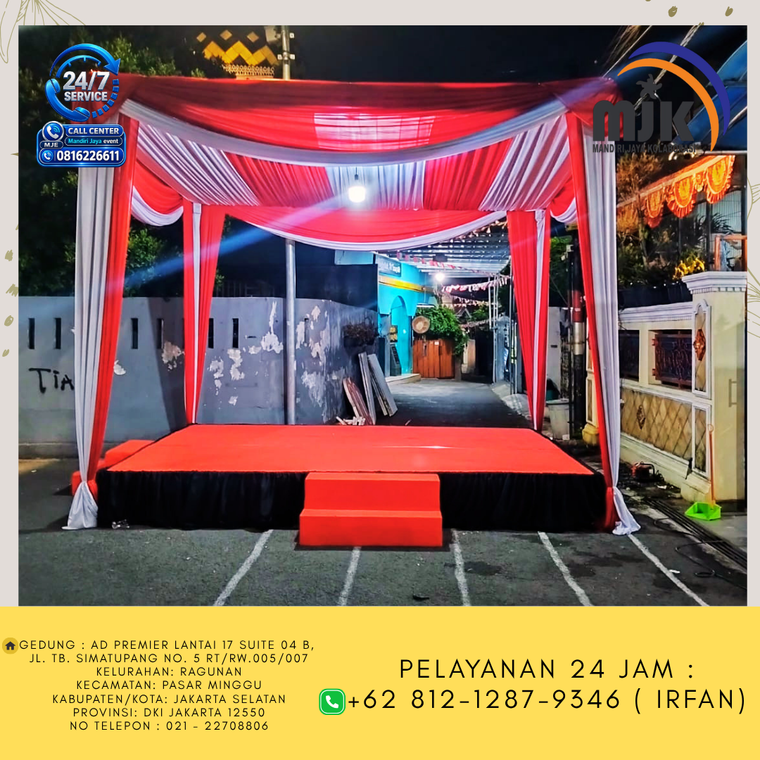 Sewa Tenda Serut Putih merah Jababeka 081212879346 Sewa Tenda Serut Putih merah Jababeka 081212879346